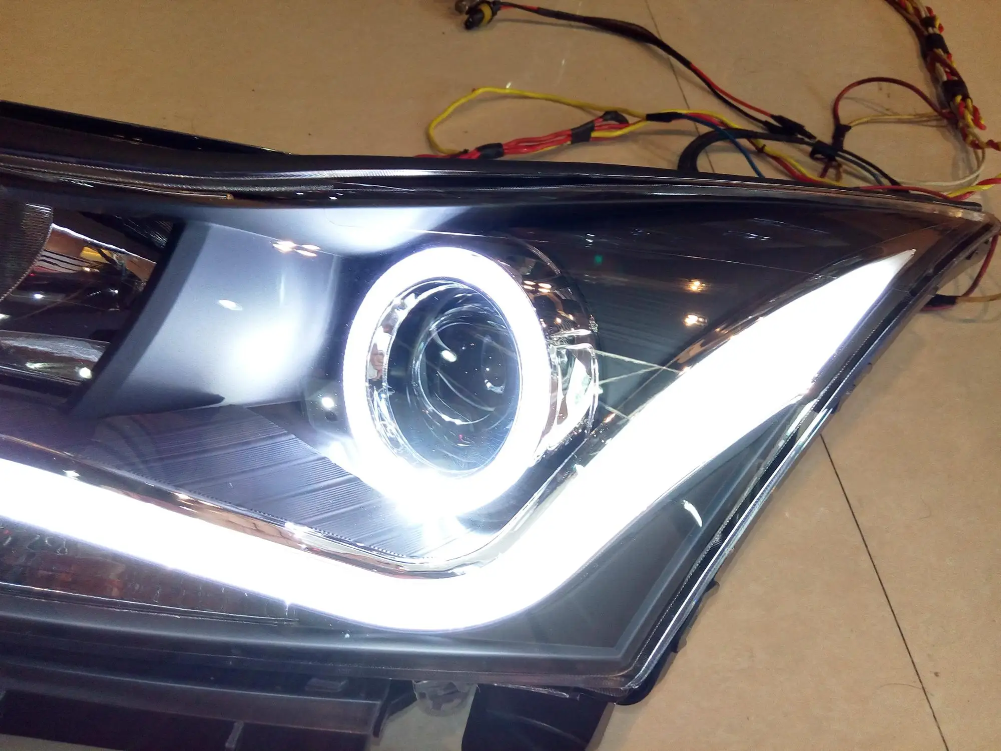 VLAND manufacturer for Cruze headlight for 2010 2011 2012 2013 2014 for CRUZE LED head lamp wholesale price