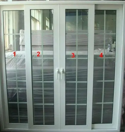 Pvc Sliding Door For Patio Balcony Plastic Glass Grill Door View Pvc Sliding Door For Patio Balcony Wei Bo Product Details From Foshan Wei Bo