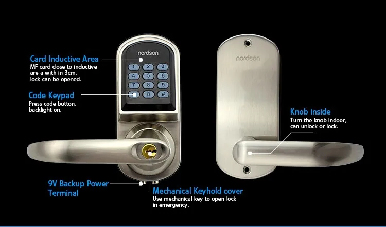 electric with timer digital door lock digital keypad safe lock