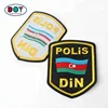 Embroidered Maker Design Custom Own Name Logo Garment Embroidery Labels Patches for Military Uniform