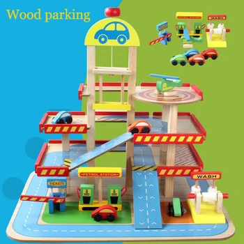 Children Toys 2017 New Style Wooden Car Parking Garage Toy Kids Children Toys 2017 New Style Wooden Car Parking Garage Toy Kids
