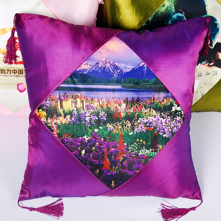 Sublimation Pillow Case Cover Blanks Custom Pillow Case Sublimation Cushion Cover With Hanging