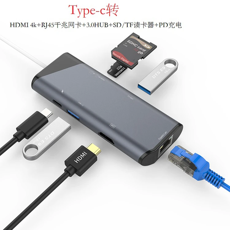 New Model Usb Por Hub 7 In 1 Ugreen Usb Hub Converter To Type C Adapter ...