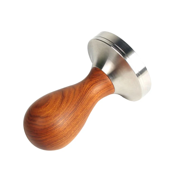 Hot Newest 58mm Rosewood Handle Thread Espresso Coffee Tamper Buy