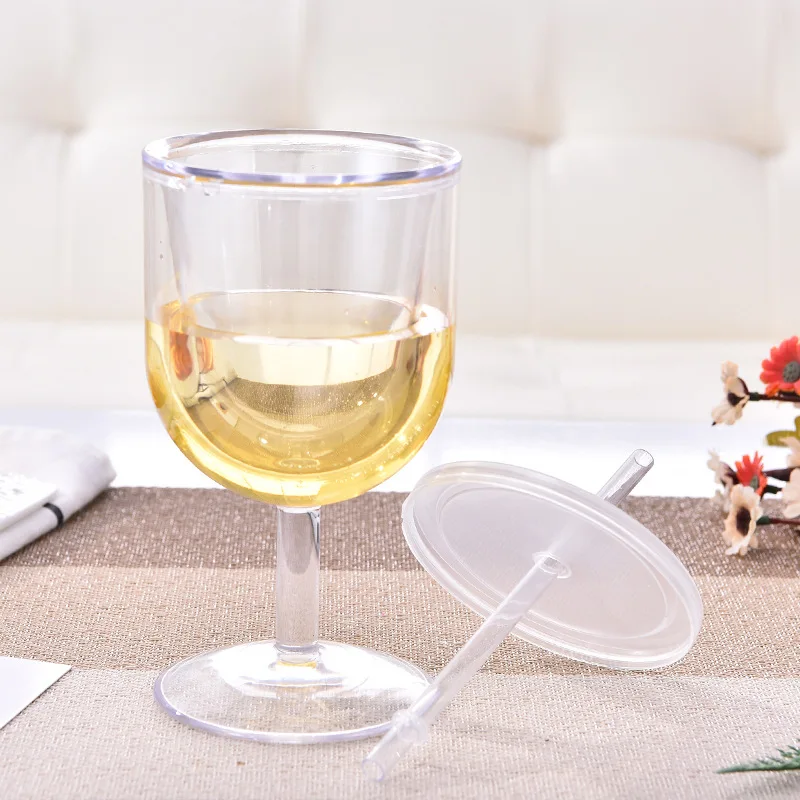 New Products Plastic Cocktail Cup, Double Wall Plastic Beer Cup, Plastic Drinking Cup