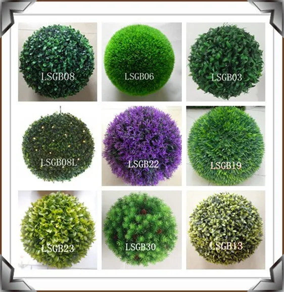 plastic buxus balls