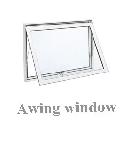 Exterior PVC sliding glass door for balcony