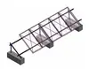 solar panel roof structure for solar on grid and off grid system use