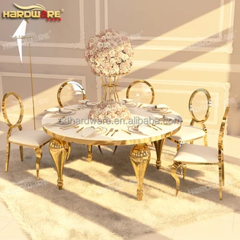 Hotel Design Stainless Steel Legs Morriored Glass Mdf Wedding