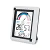 2019 Amazon Hot Selling Touch Screen Digital Weather Station Alarm Clock with Indoor Temperature and Humidity Monitor