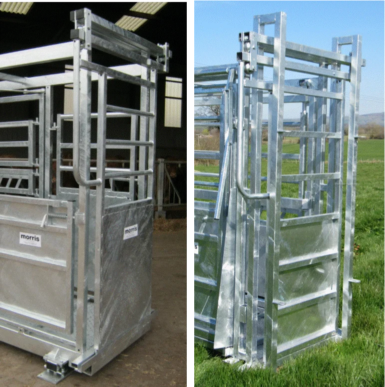 Cattle Handling Equipment Hot Dip Galvanized Metal Sliding Gate Door