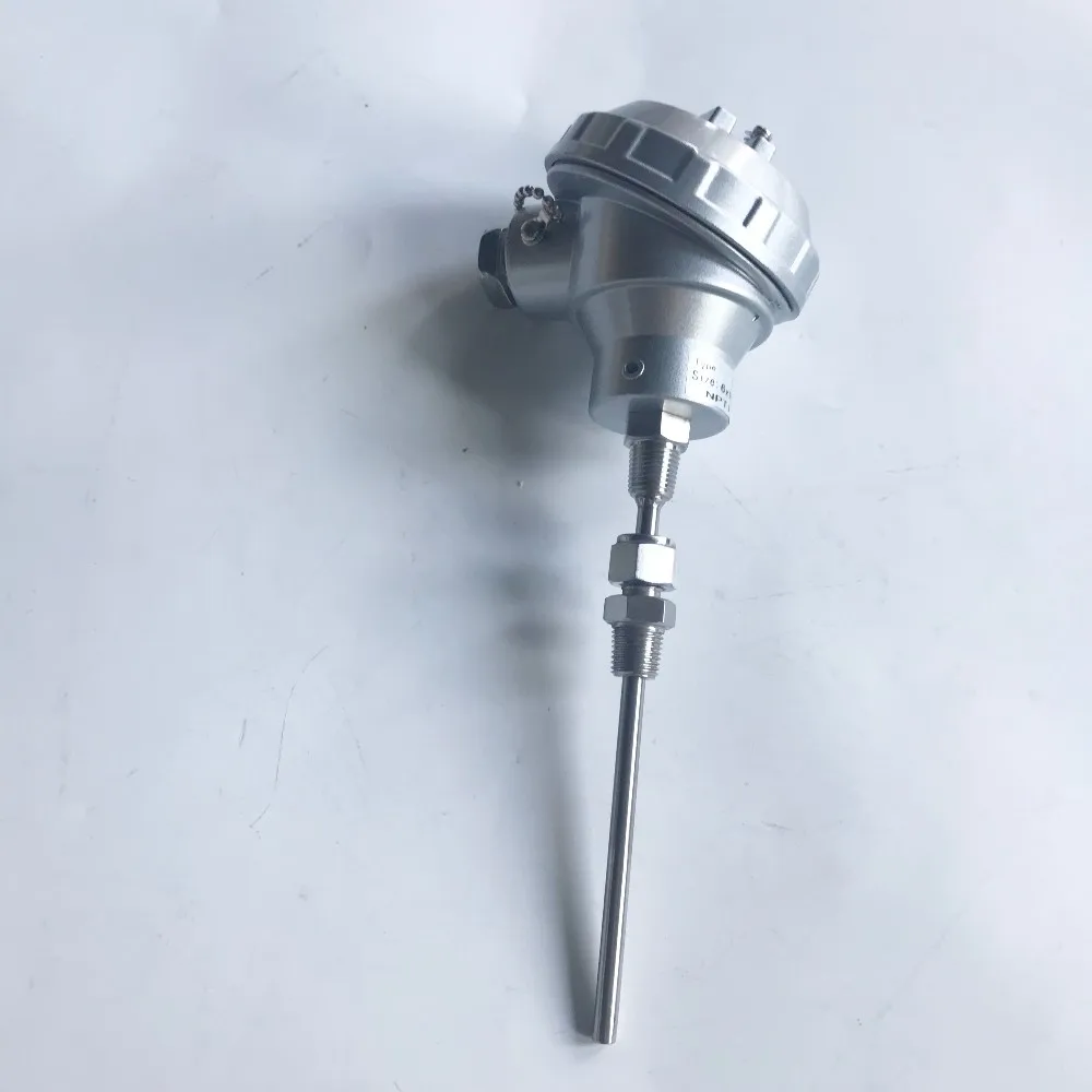 Stainless Steel Industrial Duplex Jumo Danfos Wzp Rtd 420ma 3mm*80mm