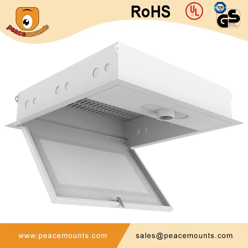 False Ceiling Equipment Locking Storage Case With Integrated Pipe
