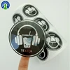 Clear Vinyl Pick Me Up Label Roll Adhesive Waterproof Logo Sticker Printing