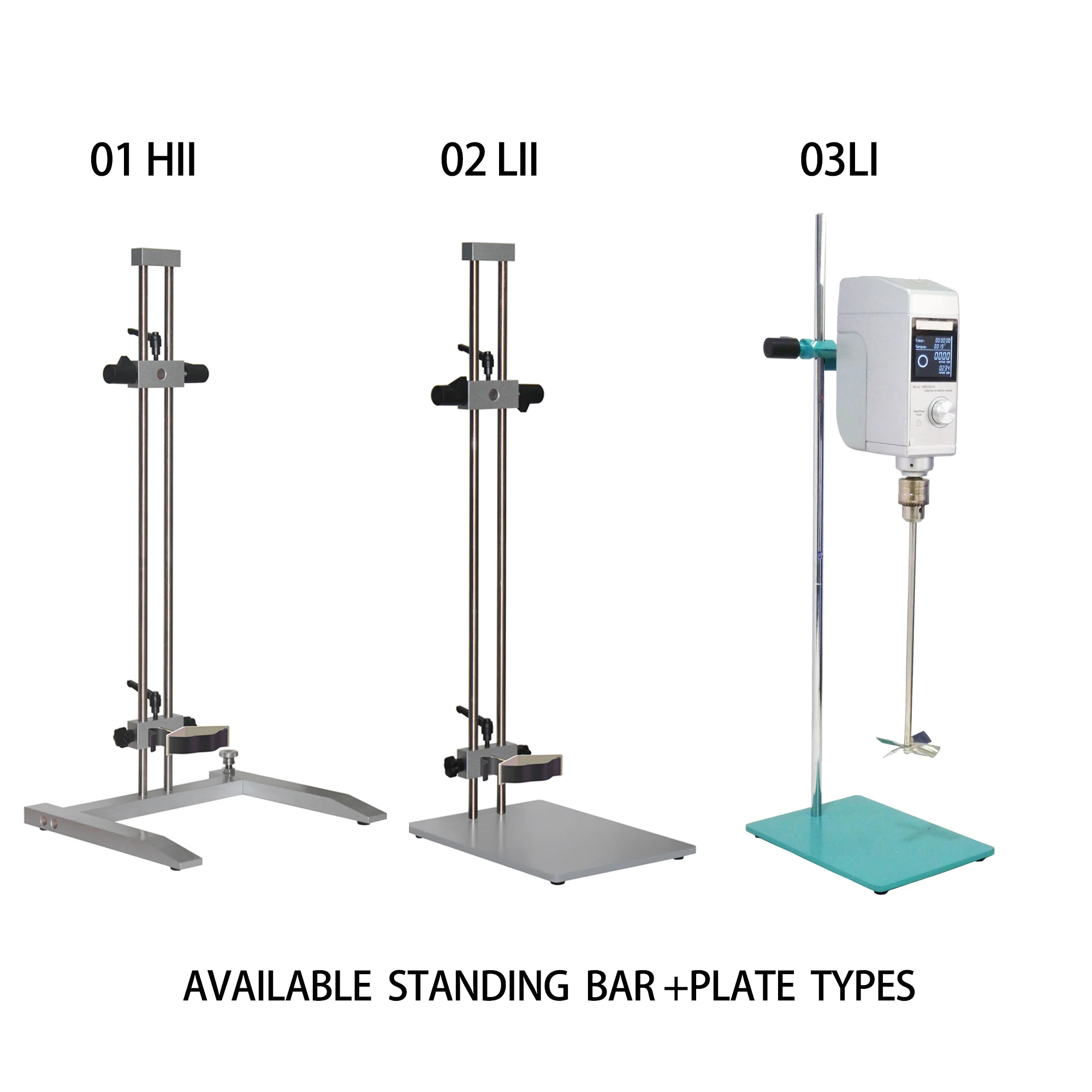 NADE 30L 30~2000rpm Strong Power Brushless Motor Overhead Stirrer Lab Mixer AM200W-O