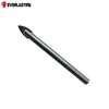 Sand Blasted Round Shank Single Carbide Tip Glass Drill Bit for Glass Ceramic Porcelain Tile Drilling