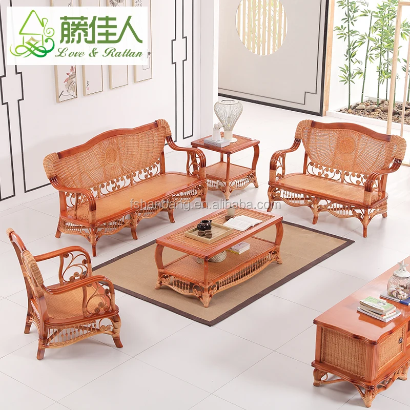 China Cane Wood Sofa Set Living Room Furniture Buy Cane Sofa Set