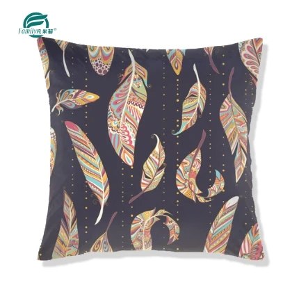 elephant sequin pillow