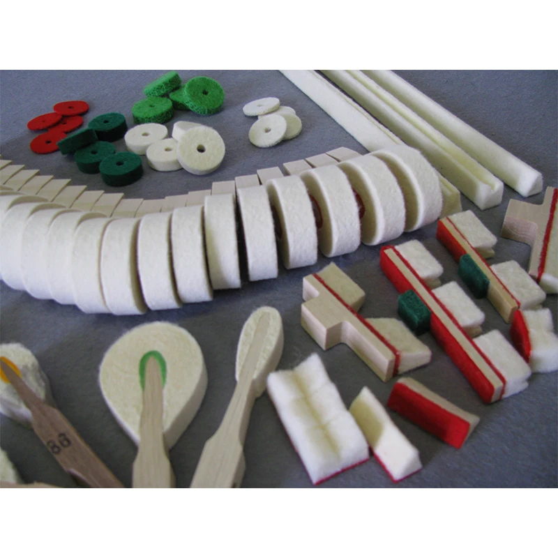 high quality wool felt strips for piano / damper felt