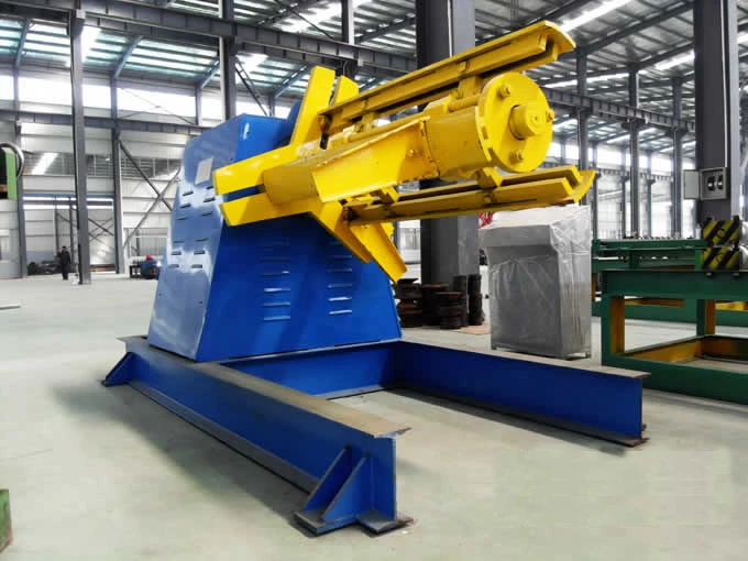 5T Steel Strip Automatic Heavy steel coil Hydraulic decoiler & uncoiler