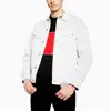 Custom Brand Quality Men Clothes Cotton Front Button Up with Pockets Fashion Striped Denim Jacket