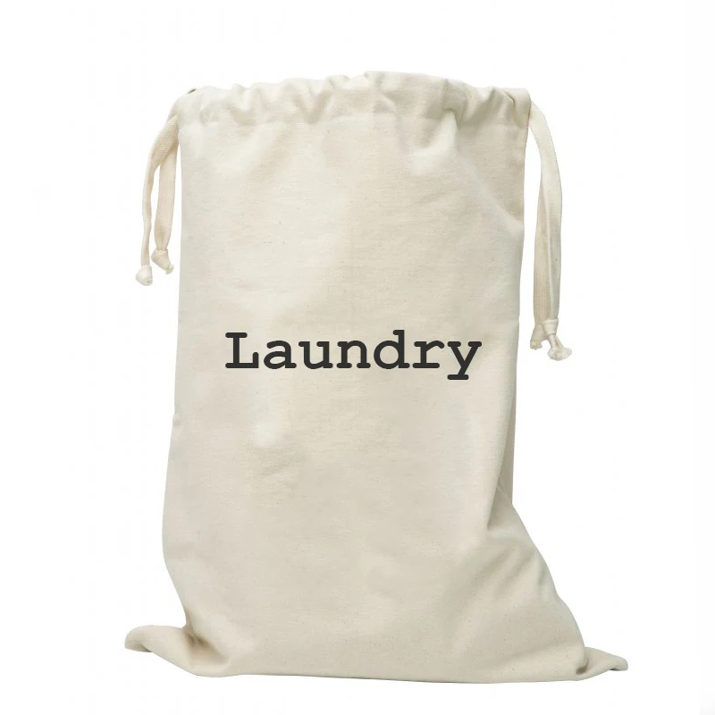 Customize Large Capacity Drawstring Canvas Laundry Bag Buy Large Size