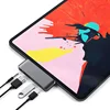 4 in 1 USB C Adapter with 4K USB C to HDMI+PD Charging Port+USB3.0 Port+Audio Jack Port for 2018 iPad Pro, Samsung Galaxy S9