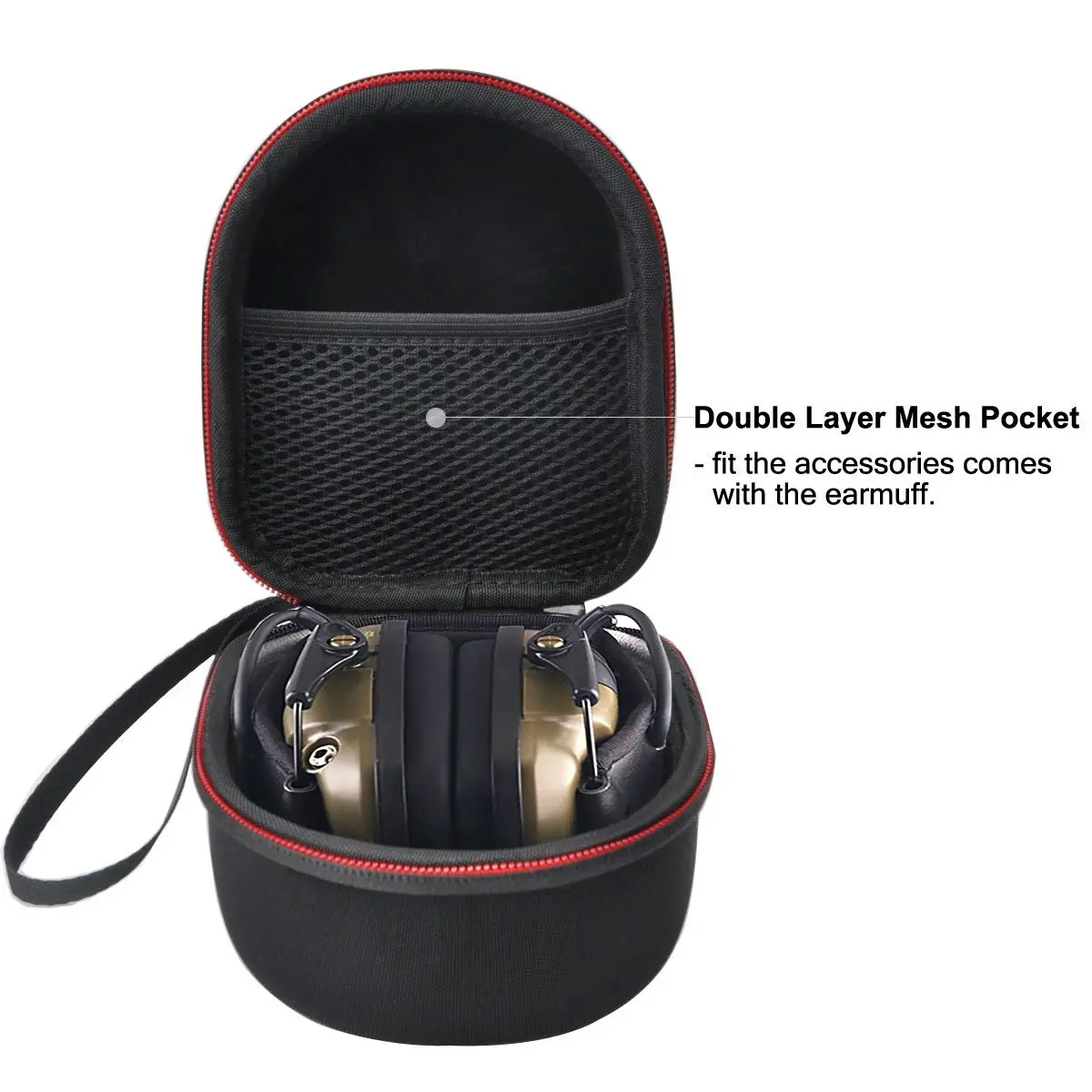 Eva Carrying Storage Travel Hard Case For Headband Ear Defenders