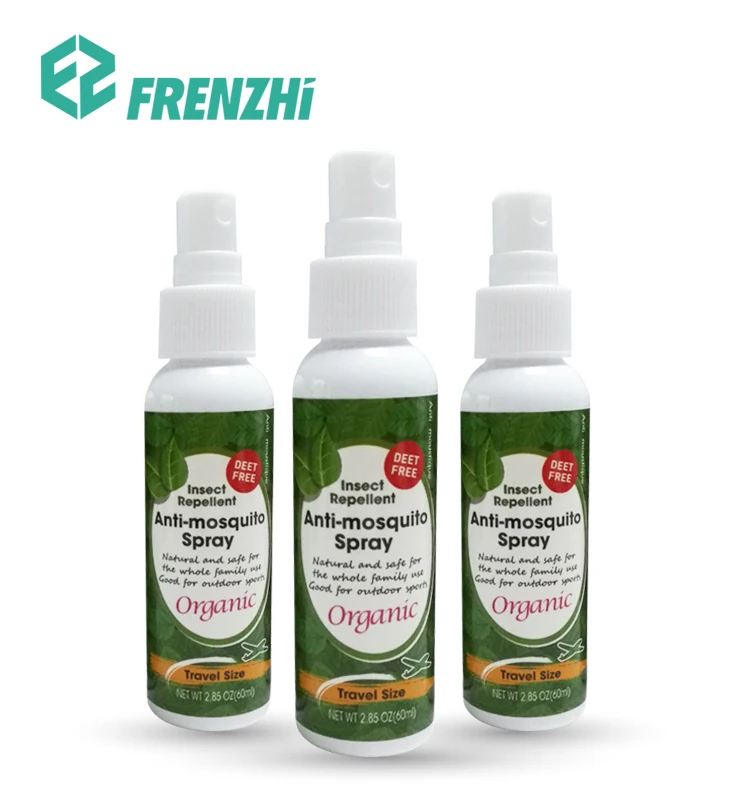 
Best all essential oil eco friendly anti mosquito spray insect repellent spray for baby FZ04 