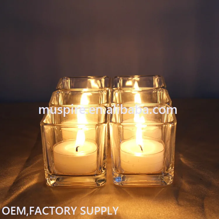 Processing Customized Direct Sale Plate Sliver Glass Candle Holder