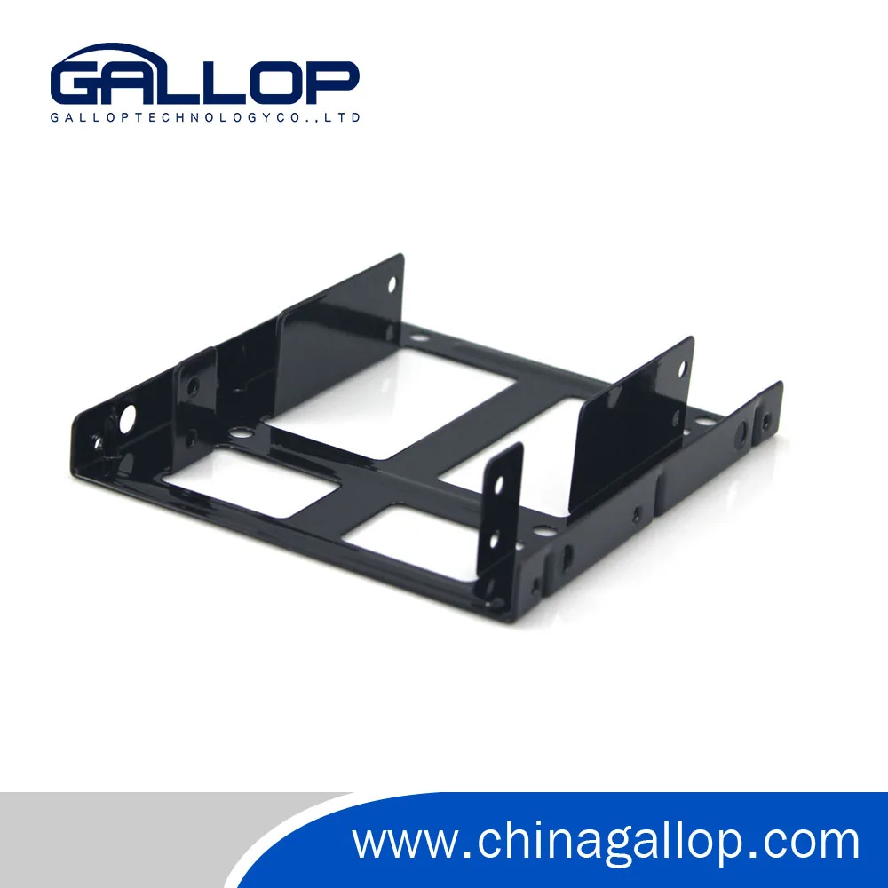 Metal Hdd Ssd Bracket Caddy Support Dual 2.5inch Hard Drive Disk To 3.5inch Pc Bay Buy Hdd Ssd