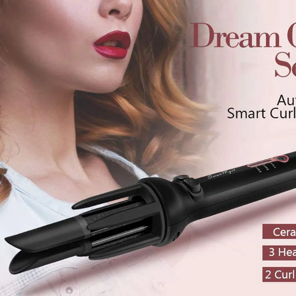 Automatic curler. Automatic hair Curling Iron.