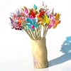 Promotional already installed children spring mini windmill toy