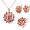 2018 fashion new style African 18K gold plated customers wedding rhinestone jewelry sets