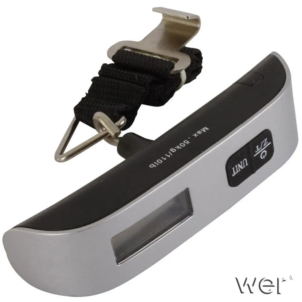 H88 Digital Portable Electronic Scale with LCD Display for Fishing Luggage Travel 110lb//50kg