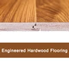 Good quality waterproof engineered Oak hardwood wood flooring for Residential