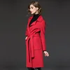 Womens Long Model Wool winter Warm Fur Coat wool For women