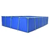 Rectangular Tarpaulin Plastic Fish Ponds, New Product 2019 Outdoor Fish Breeding in Tanks