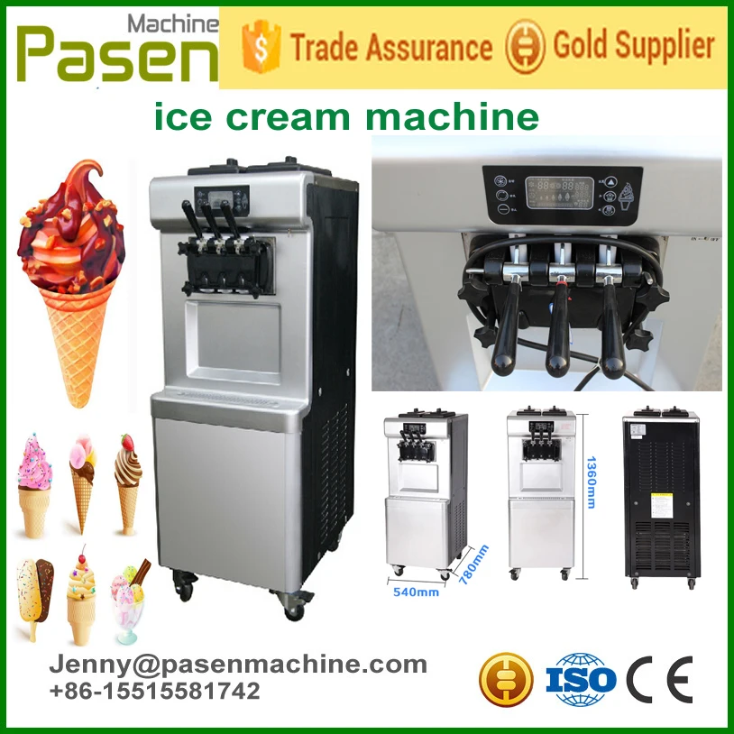 Instant Thailand Freezing Fried Roll Ice Cream Machine / Ice Cream