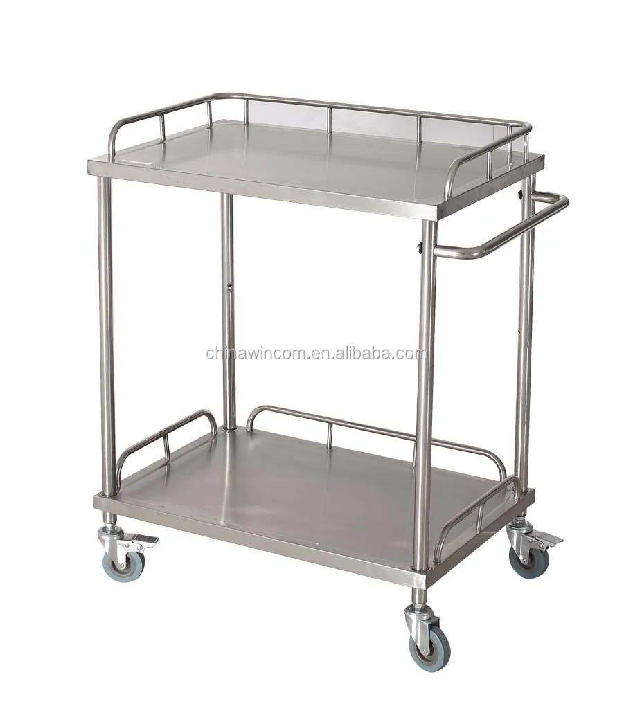Stainless Steel Instrument Surgical Trolley