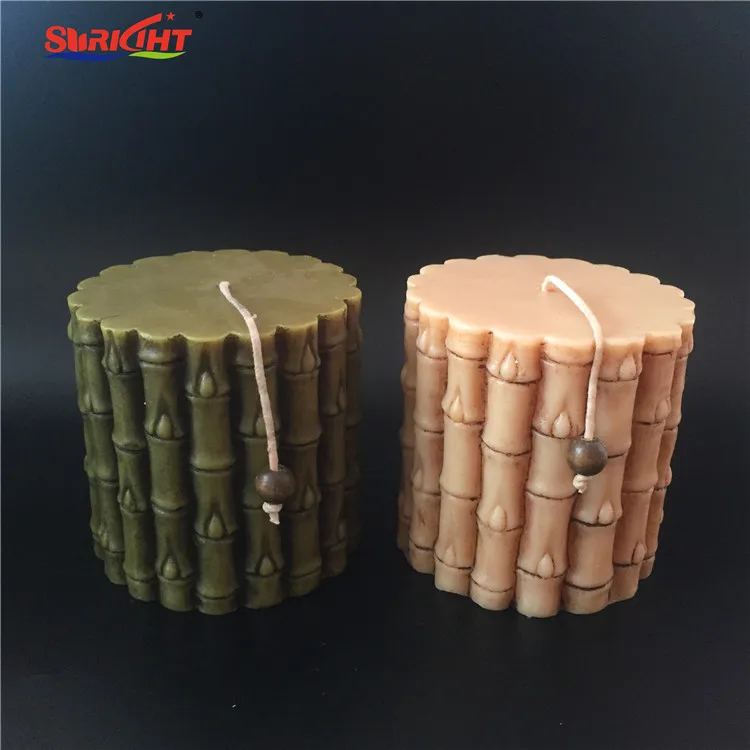 Giant Handmade Craft Bamboo Long Wick With Bead Decor Candles Buy