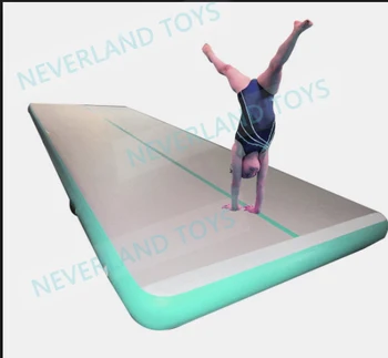 gymnastics on a water mat