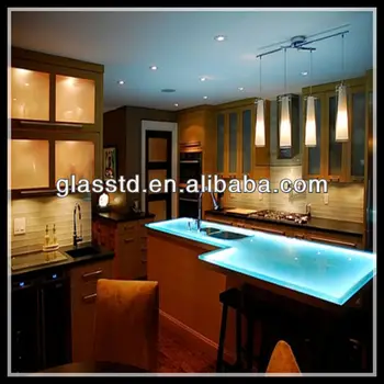 White Crystal Glass Countertop Tempered Glass Countertop Best