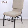 wholesale stack able metal used church chair for sales
