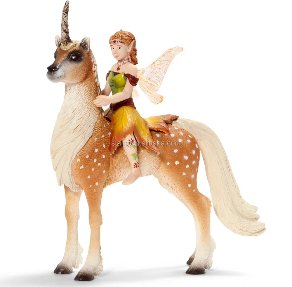 Ze Figurines/sula Of Toys In The Belt L/riding A Unicorn 