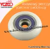 Small bathroom pulley nylon outer ring,shower slide door rollers