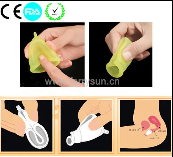 tampons cup after menstrual Keeper Food 2015 Grade Sponge/the Silicone Menstrual