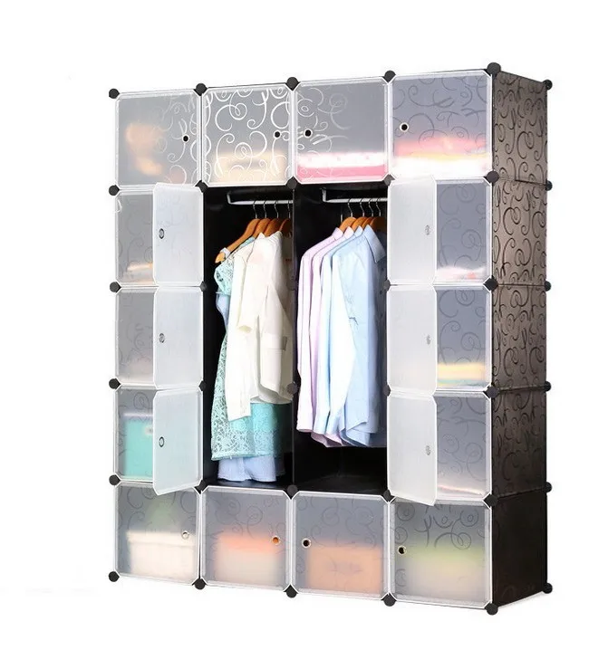 High Quality Portable Plastic Foldable Wardrobe Buy Plastic