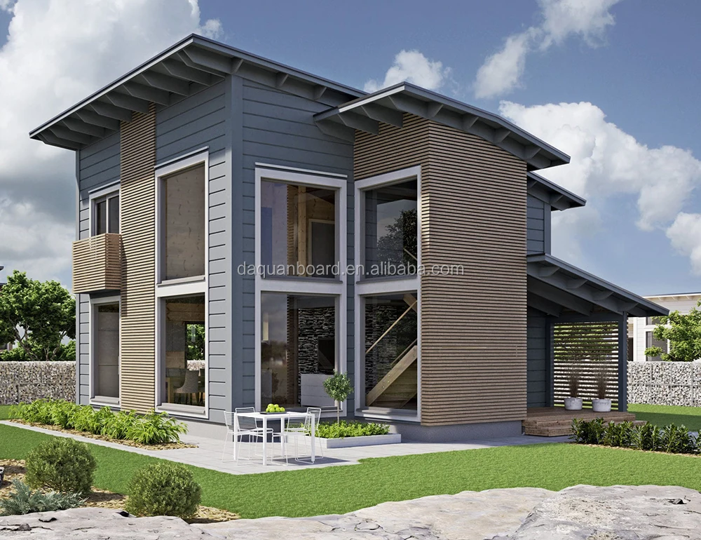 Modern Prefab 1 Bedroom 2 Storeys Modular Home With Garage ...