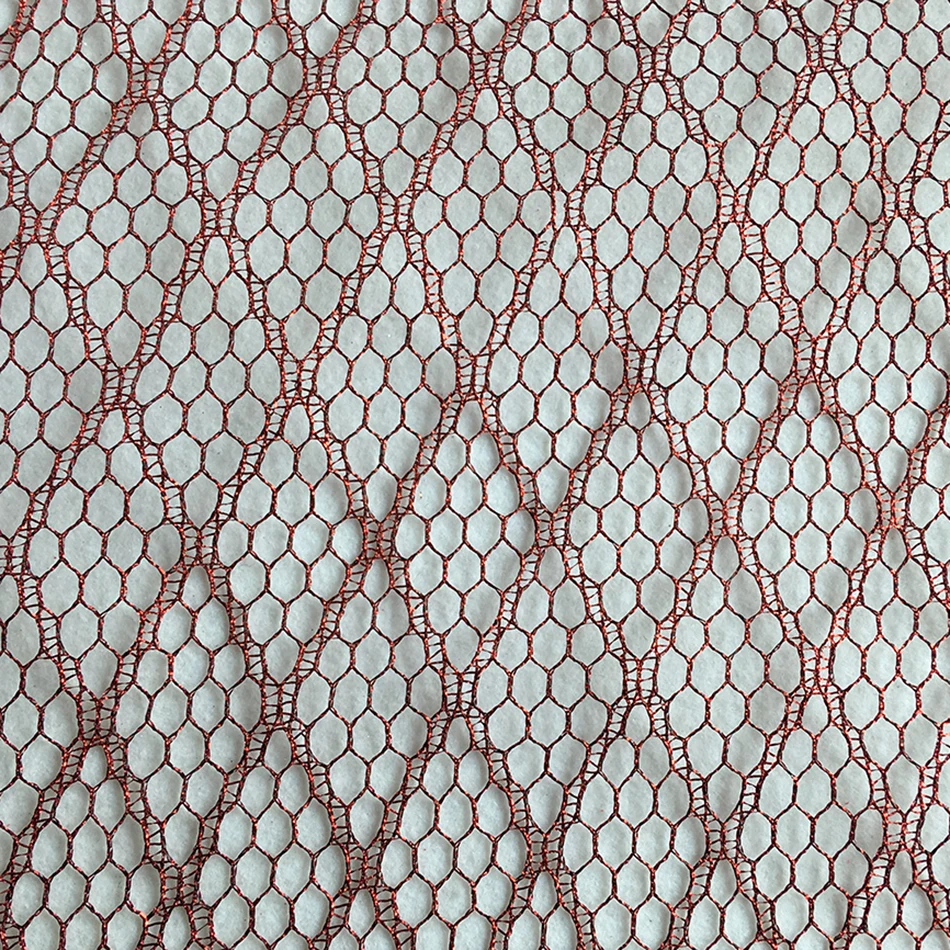 Mesh Metallic Mesh Fabric Fabric Warp Knitted Lurex Tulle Net